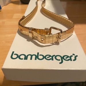 Bambergers gold belt